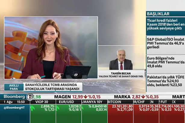 Tahsin Becan, Chairman of YTSO Board of Directors, participated in the Smart Money program on BloombergHT