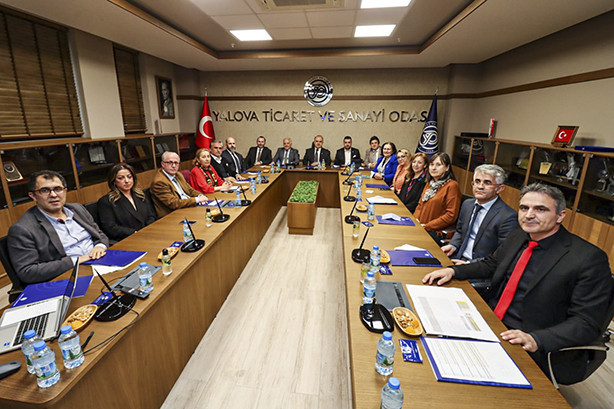 Information was shared with the Governor of Yalova Muammer Erol and the Mayor of Yalova Mustafa Tutuk about the work of the YALOVA GENÇ ROTA project.