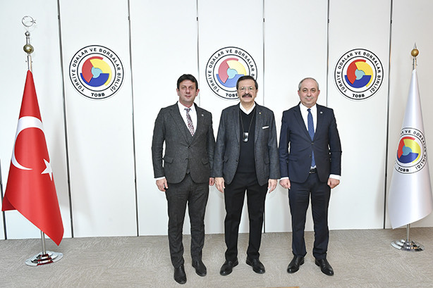 TOBB Başkanı M.Rifat Hisarcıklıoğlu'nu ziyaret ettik.