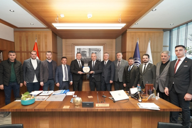 Inegol Chamber of Commerce and Industry Board Members and representatives of Inegol Non-Governmental Organisations visited our chamber.