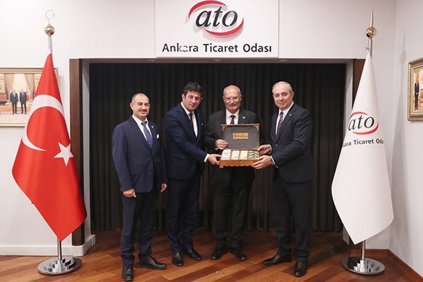 Ankara Ticaret Odası Yönetim Kurulu Başkanı Gürsel Baran'a ziyaret