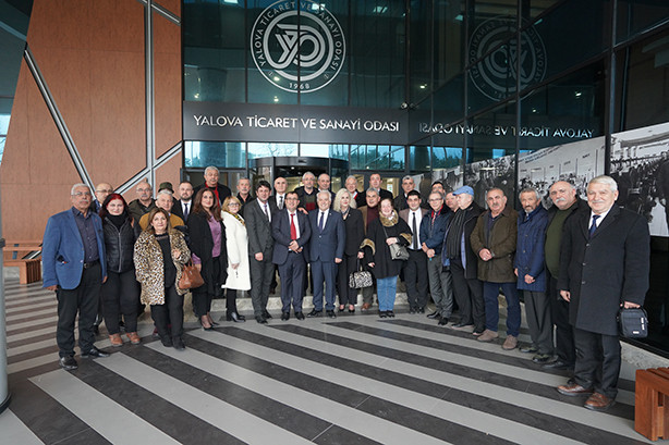 Yalova Güç Birliği Federasyonu YTSO'yu Ziyaret Etti
