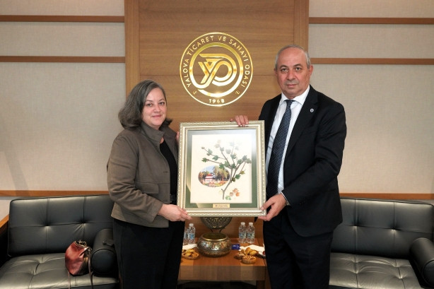 ALMANYA İSTANBUL BAŞKONSOLOSU DR. REGINE GRIENBERGER YTSO’YU ZİYARET ETTİ