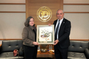 ALMANYA İSTANBUL BAŞKONSOLOSU DR. REGINE GRIENBERGER YTSO’YU ZİYARET ETTİ