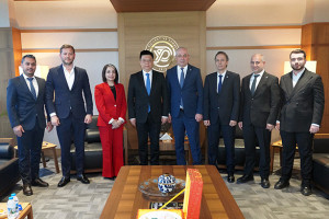 Chinese Consul General in Istanbul, Wei Xiaodong, and his delegation visited our Chamber.