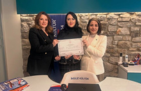 İşimiz Temiz Projesi “ kapsamında İngiliz Kültür Dil Kursu işletmesine sertifikası takdim edildi