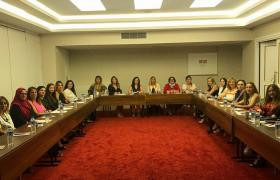 YTSO Kadın Girişimciler Kurulu tam kadro katilimi ile Ramada Otelde 12. Genel Kurul toplantısını gerçekleştirdi.