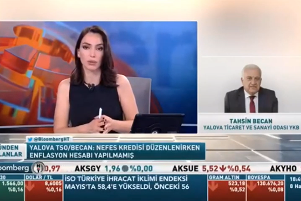 Tahsin Becan, Chairman of YTSO Board of Directors, evaluated the agenda on BloombergHT channel.