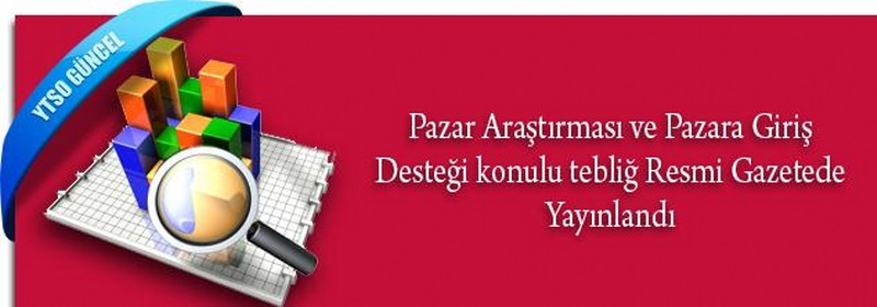 Pazar Araştırması ve Pazara Giriş Desteği konulu tebliğ Resmi Gazetede Yayınlandı