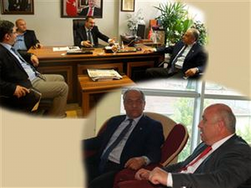 YTSO Heyeti AKP ve MHP İl Başkanlarına ziyarette bulundu