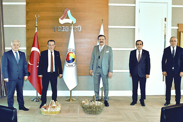 A VISIT FROM YTSO TO TOBB PRESIDENT HİSARCIOĞLU