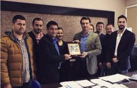 YTSO Genç Girişimciler Kurulu, Yalova Belediyesi Yeni İmar Müdürüne Hayırlı Olsun ziyaretinde bulundu.