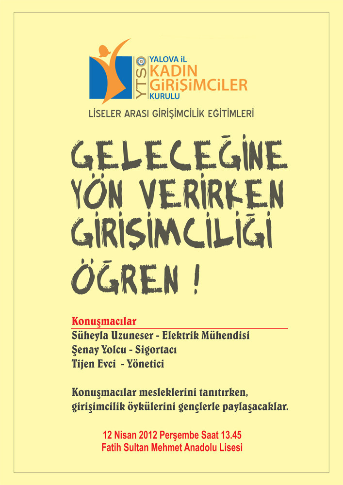 LİSELER ARASI GİRİŞİMCİLİK EĞİTİMLERİ PROJESİ Proje Galerisi