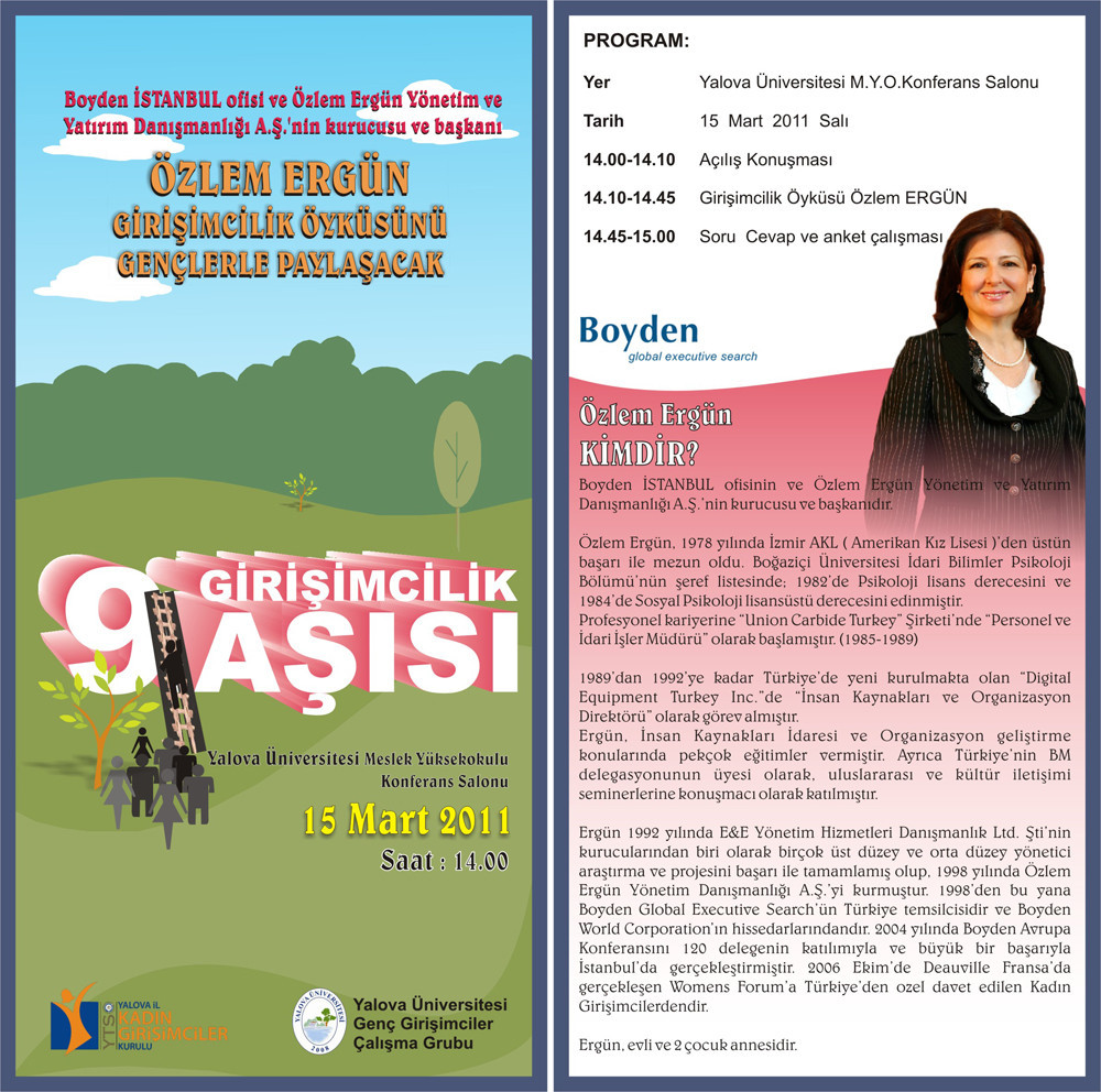 GİRİŞİMCİLİK AŞISI PROJESİ Proje Galerisi