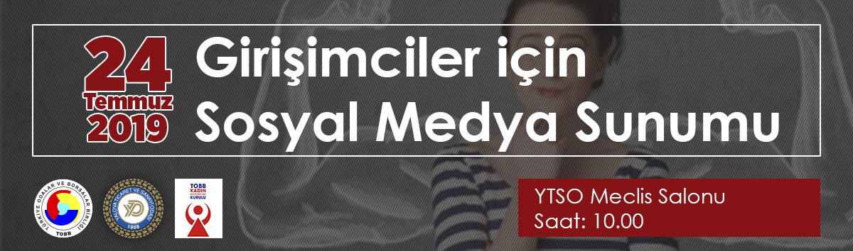 Girişimciler için  Sosyal Medya Sunumu